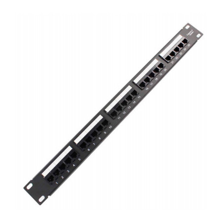 Патч-панель 19" телефонна 1U, 25xRJ-45, Cat.3, DUAL type Voltronic (PPU25-1U)