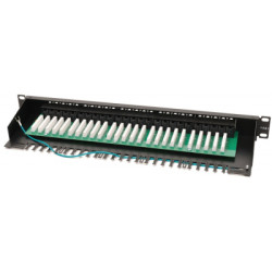 Патч-панель 19" телефонна 1U, 50xRJ-45, Cat.3, DUAL type Voltronic (PPU50-1U)