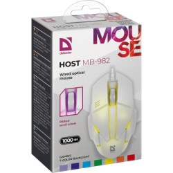 Мишка Defender Host MB-982 USB White (52983)