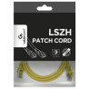 Патч-корд 0.5м S/FTP Cat 6A CU LSZH yellow Cablexpert (PP6A-LSZHCU-Y-0.5M)