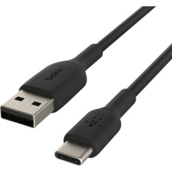Дата кабель USB 2.0 AM to USB-C 1.0m PVC black Belkin (CAB001BT1MBK)