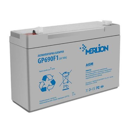 Батарея до ДБЖ Merlion 6V-9Ah (GP690F1)