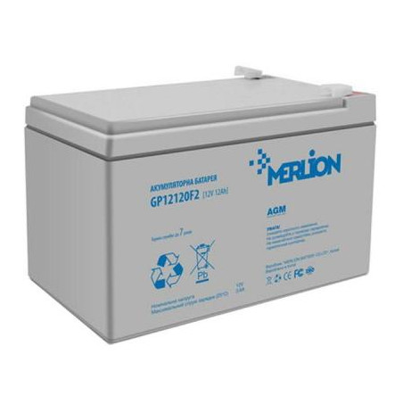 Батарея до ДБЖ Merlion 12V-12Ah (GP12120F2)