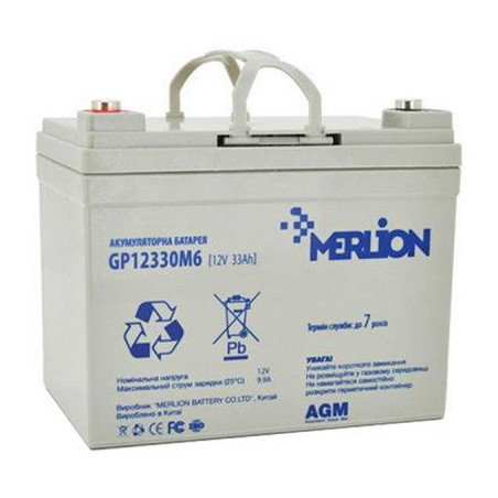 Батарея до ДБЖ Merlion 12V-33Ah (GP12330M6)