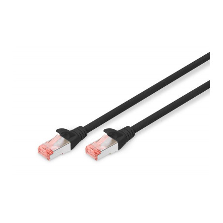 Патч-корд 0.5м, CAT 6 S-FTP, AWG 27/7, LSZH, black Digitus (DK-1644-005/BL)