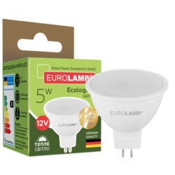 Лампочка Eurolamp LED SMD MR16 5W GU5.3 3000K 12V (LED-SMD-05533(12)(P))