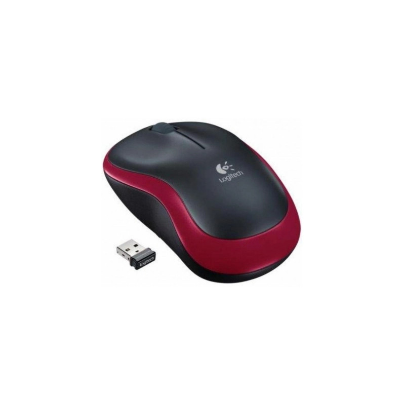 Мишка Logitech M185 red (910-002237)