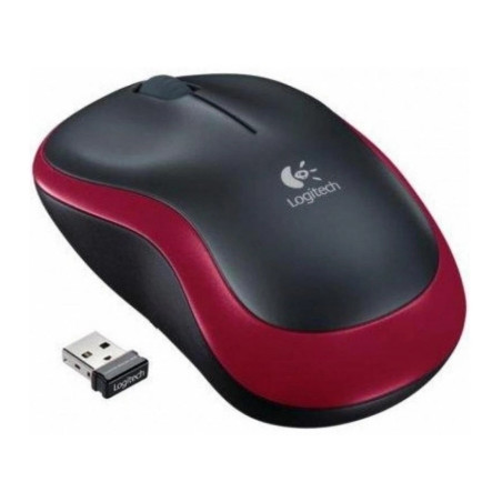 Мишка Logitech M185 red (910-002237)