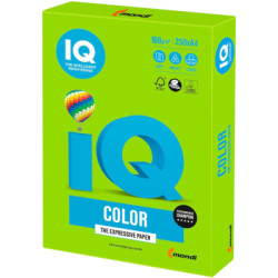Папір Mondi IQ color А4 intensive, 160g 250sh, Bright Green (MA42/A4/160/IQ)