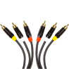 Кабель мультимедійний 3xRCA M to 3xRCA M 1.5m PowerPlant (CA911745)