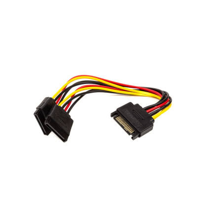 Кабель живлення SATA to 2xSATA 0.15m PowerPlant (CA913169)