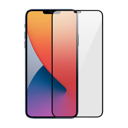 Скло захисне PowerPlant Full screen Apple iPhone 12/12 Pro, Black (GL609291)