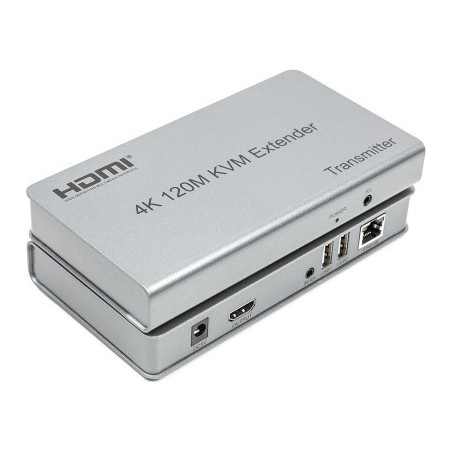 Адаптер HDMI extender 120m 4K/30hz CAT5E/6 PowerPlant (CA912933)