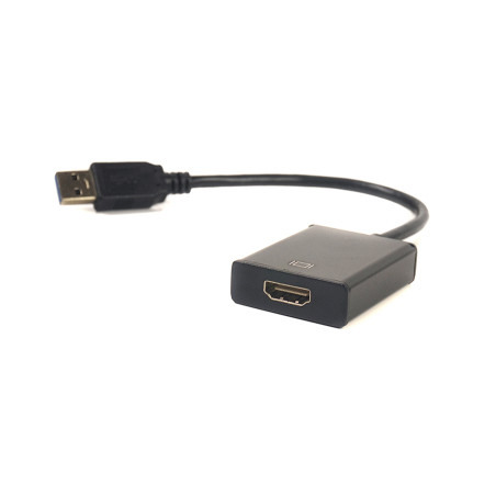 Перехідник USB 3.0 M to HDMI female PowerPlant (CA910373)