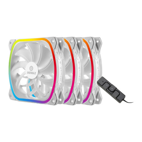 Кулер до корпусу Enermax SQUA RGB WHITE 3x 120 mm (3 PACK) (UCSQARGB12P-W-BP3)