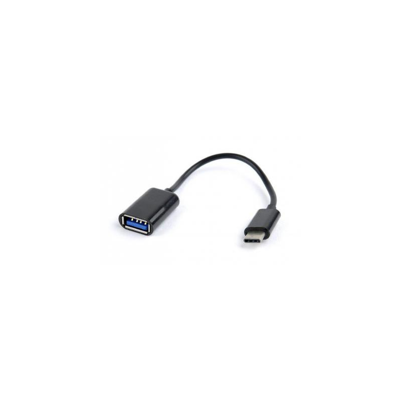 Перехідник OTG USB 2.0 AF to USB-C 0.2m Cablexpert (A-OTG-CMAF2-01)