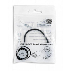 Перехідник OTG USB 2.0 AF to USB-C 0.2m Cablexpert (A-OTG-CMAF2-01)