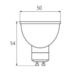 Лампочка Osram LED VALUE, PAR16, 6W, 3000K GU10 (4058075689626)