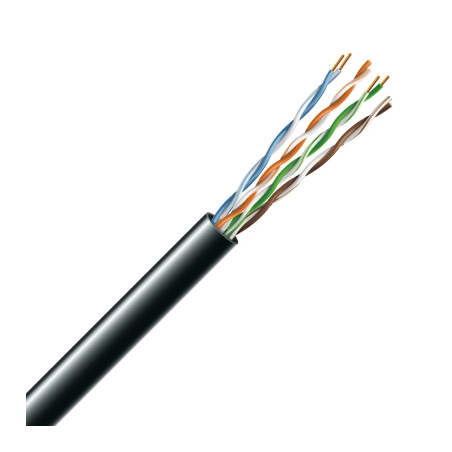 Кабель мережевий ЗЗКМ UTP cat.5e 305м 4х2х24AWG Cu PE(зовнішній) (7091003)