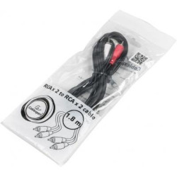 Кабель мультимедійний 2xRCA M to 2xRCA M 1.8m Cablexpert (CCA-2R2R-6)
