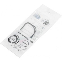 Кабель мультимедійний 3.5mm M to 2x3.5mm M 0.2m (4pin) Cablexpert (CCA-418)