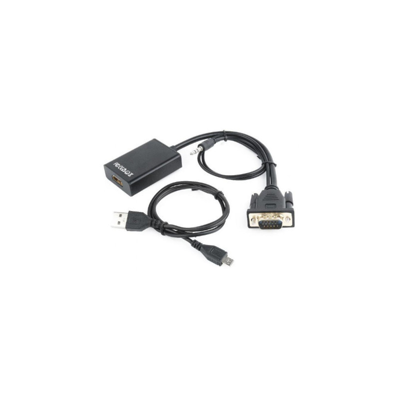 Перехідник VGA to HDMI Cablexpert (A-VGA-HDMI-01)