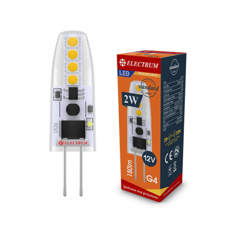 Лампочка Electrum 2W Si LC- 6 G4 3000K (A-LC-0907)