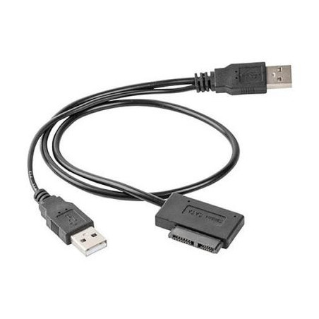 Перехідник USB 2.0 to Slimline SATA 13 pin Cablexpert (A-USATA-01)
