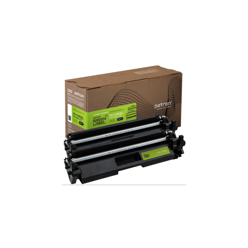 Тонер-картридж Patron HP 17A (2*CF217A) Green Label (PN-17ADGL)