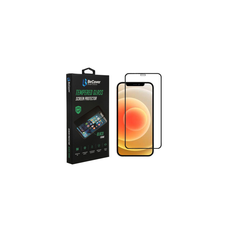 Скло захисне BeCover Apple iPhone 14 Black (707970)