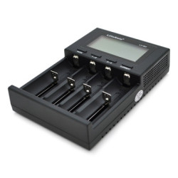 Зарядний пристрій для акумуляторів Liitokala 4 Slots, LED display, 5V Type C, 3.7V/1.2V AA/AAA 18650/26650/16340/14500/10440/185