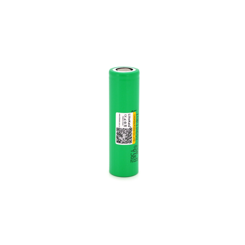 Акумулятор 18650 2500mAh (2450-2650mah), 3.7V (2.75-4.2V), green, PVC BOX Liitokala (Lii-25R)