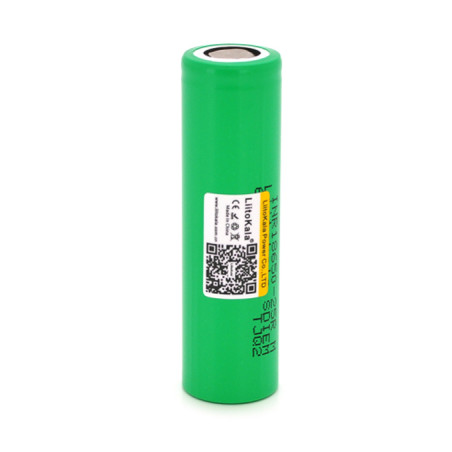 Акумулятор 18650 2500mAh (2450-2650mah), 3.7V (2.75-4.2V), green, PVC BOX Liitokala (Lii-25R)