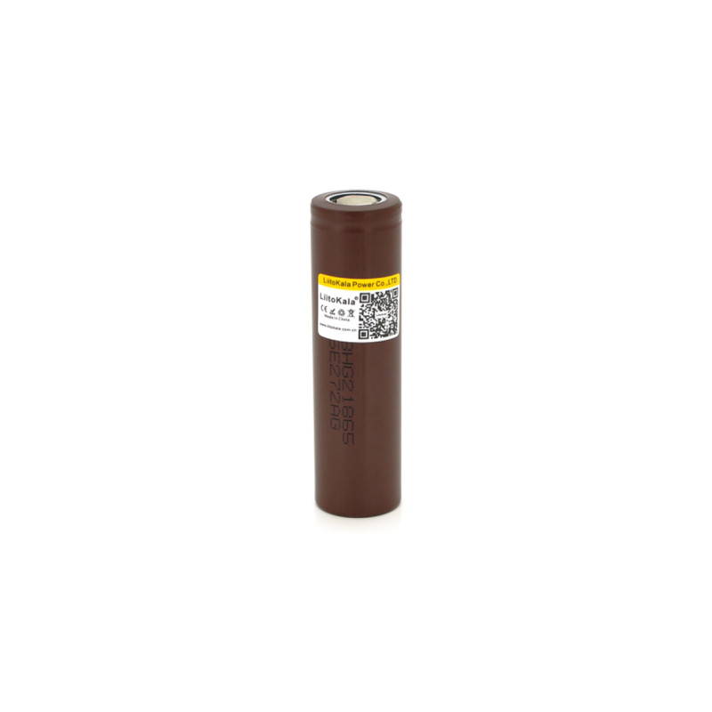 Акумулятор 18650 3000mAh (2850-3000mah), 30A, 3.7V (2.75-4.2V), Brown, PVC BOX Liitokala (Lii-HG2)
