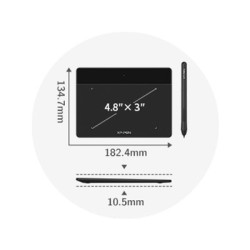 Графічний планшет XP-Pen Deco Fun Black (Deco Fun XS_BK)