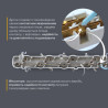 Мережевий подовжувач Electrum C-ES-1816 3.0m 5 роз, white (C-ES-1816)