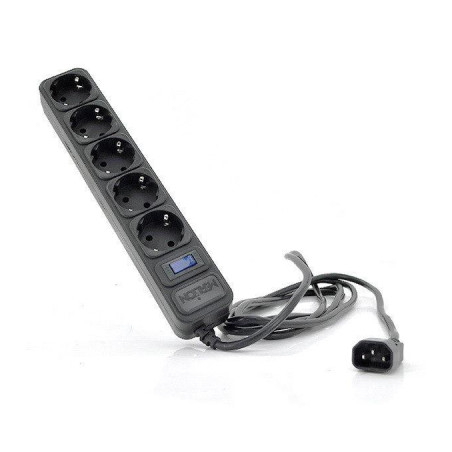 Мережевий фільтр живлення Merlion 5 розеток, 4.5м, UPS (UPS B545)