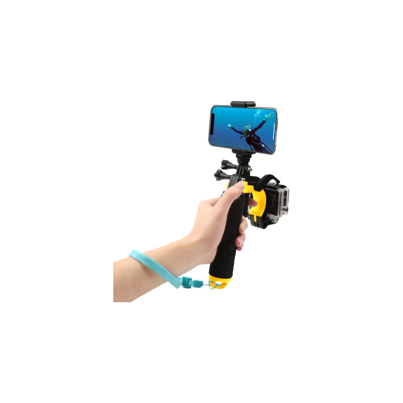 Монопод для селфі AirOn X-263-1 подвійний плаваючий для камери і смартфона (69477915500103)