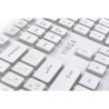 Клавіатура Vinga KB410 White