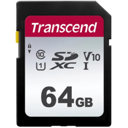 Карта пам'яті Transcend 64GB SDXC class 10 UHS-I U1 V10 (TS64GSDC300S)