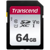 Карта пам'яті Transcend 64GB SDXC class 10 UHS-I U1 V10 (TS64GSDC300S)