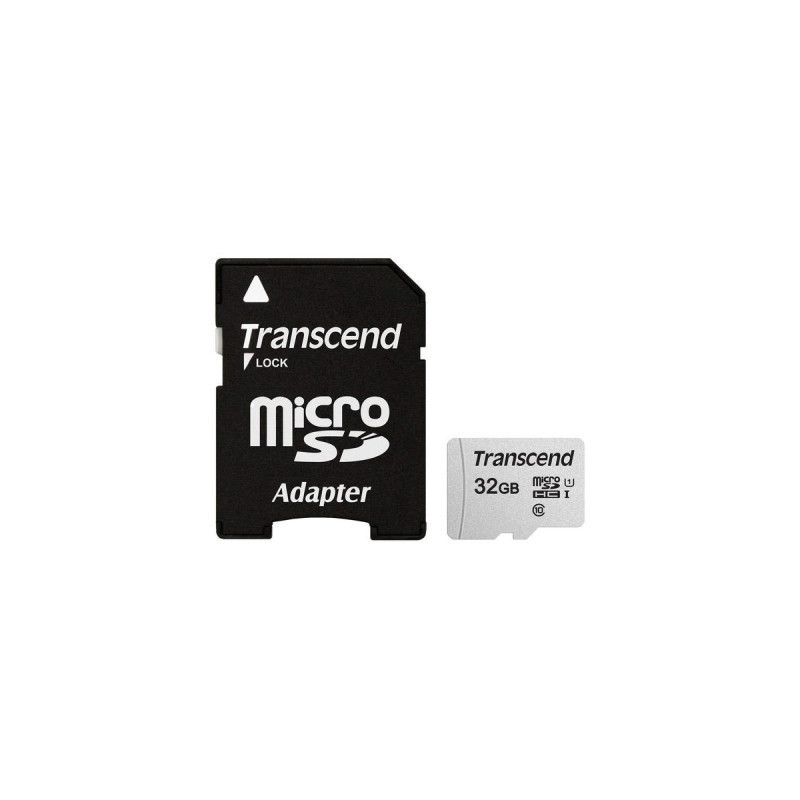 Карта пам'яті Transcend 32GB microSDHC class 10 UHS-I U1 (TS32GUSD300S-A)