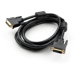 Кабель мультимедійний DVI M to DVI M 3.0m 24+1pin Vinga (VCPDCDVIMM3BK)