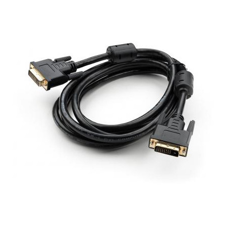 Кабель мультимедійний DVI M to DVI M 3.0m 24+1pin Vinga (VCPDCDVIMM3BK)