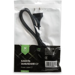 Кабель живлення C7 1.8m Vinga (VCPPCC71.8BK)