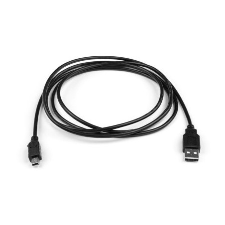 Дата кабель USB 2.0 AM to Mini 5P 1.8 m Vinga (VCPDCAMMIM1.8BK)