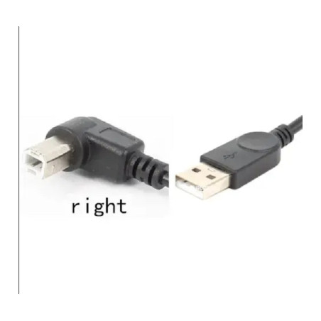 Кабель для принтера USB 2.0 AM/BM 1.0m 90 right Value (S0672)