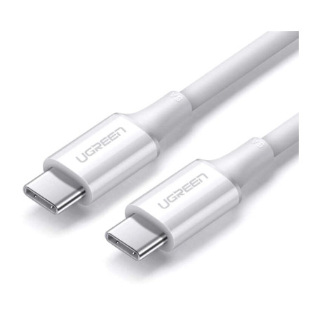 Дата кабель USB-C to USB-C 2.0m US300 20V/5A 100W White Ugreen (60552)