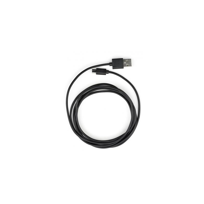 Дата кабель USB 2.0 AM to Micro 5P PVC 1.8m black Vinga (VCPDCM1.8BK)