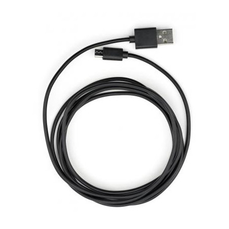 Дата кабель USB 2.0 AM to Micro 5P PVC 1.8m black Vinga (VCPDCM1.8BK)